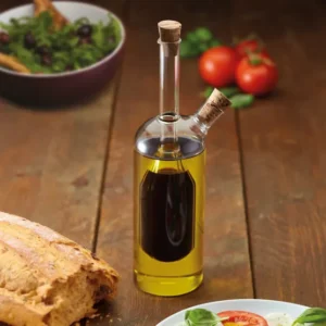 KitchenCraft World of Flavours Dual Oil and Vinegar Pourer,350ml